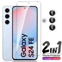 ราคา S amsung s24fe 5กรัมแก้ว2in1กล้องเลนส์ป้องกันหน้าจอกระจกนิรภัยสำหรับ S amsung g alaxy S24 FE s24fe 5กรัม2024 HD ล้างโทรศัพท์แก้วด้านหน้าฟิล์มป้องกันกลับเลนส์ป้องกัน (29023261953)