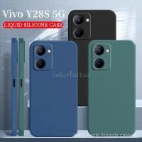 ราคา VIVO Y28s 5กรัมกรณีสำหรับ VIVO Y28S Y 28วินาที Y18 Y 18 VivoY28s 4กรัม5กรัมสแควร์ซิลิโคนเหลวโทรศัพท์กรณีแฟชั่นคู่นุ่มปกหลังกันกระแทกปลอก (28670213157)