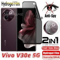 ราคา VIVO V30e 5G 2024 Soft Privacy hydrogel ฟิล์ม Anti Spy เต็มรูปแบบป้องกันหน้าจอ Anti Peek ความเป็นส่วนตัวฟิล์มสำหรับ VIVO V30e V30 E VivoV30e V 30E Pro 5G 2024ด้านหลังกล้องป้องกันฟิล์ม (24287020275)