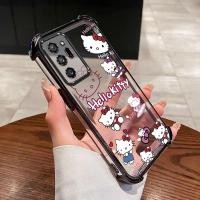 ราคา Samsung Note 20 Ultra Note10 Plus 9 S10 น่ารัก Hello Kitty เคสโทรศัพท์แบบนุ่ม Candy Clear Crystal เคสกันกระแทก (54155438998)