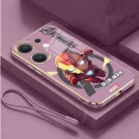 ราคา VIVO V60 VivoV60 5G Iron Man TPU Square Case เรืองแสง Arc Reactor ออกแบบหรูหราฝาครอบชุบ (43163859051)
