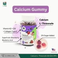 ราคา LivWelly Calcium L Threonate Gummies Plus D3 K2 Type II Collagen แคลเซียมเด็ก แคลเซียมเพิ่มความสูง 60เม็ด (42228905028)