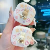 ราคา สําหรับ Samsung Galaxy Buds2 3Pro Pro live fe gum หูฟัง buds Core2025 กาแฟกระต่ายกันกระแทกเปลือกแข็ง (40978000755)