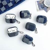 ราคา ลายผ้ายีนส์ ไอโฟน ชุดหูฟังบลูทูธ แอร์พอด4 เคสป้องกัน แอร์พอดpro3 มือโปร2 เคสป้องกันสากลรุ่น 1 2 (26043824278)