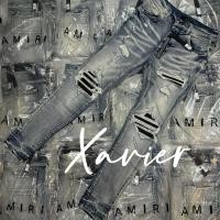 ราคา Amirl mx1 เข่าดำ ca7157 กางเกงยีนส์ขายาว กางเกงยีนส์ กางเกงยีนส์ยืด ผู้ชาย Man (28126224089)