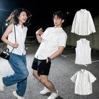 ราคา มือสอง รวมเสื้อเชิ้ตสีขาว แขนกุด แขนสั้น แขนยาว ไซส์ใหญ่ผู้ชายผู้หญิง นักศึกษาใส่เที่ยว ทำงาน ชุดสุภาพ Oversize สาวอวบ (43328823428)