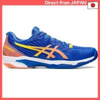 ราคา ASICS Men s Tennis Shoes SOLUTION SPEED FF 2 Tsunablue Sun Peach 2E (50256148168)