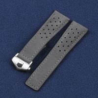 ราคา สายนาฬิกา 20 มม 22 มม 24 มม สําหรับ TAG สําหรับ HEUER CARERA AQUARACER หนังวัวแท้ Soft Bands Universal Wristbelt สร้อยข้อมือ DVAW (51553707368)