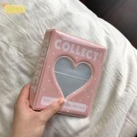 ราคา อัลบั้มรูป SEEO ที่ใส่โฟโต้การ์ดขนาด 64 กระเป๋า ที่ใส่ภาพถ่าย Mini Hollow Love Heart Men (49356687741)