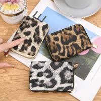 ราคา กระเป๋าสตางค์ขนาดกะทัดรัด หนังแท้ ลายเสือดาว มีช่องเก็บเหรียญ (48056633784)