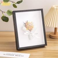 ราคา Seeo กรอบกล่องเงา กรอบรูปไม้สีดํา Natral หลายขนาด จอแสดงผลแก้ว Perspex ทรงสี่เหลี่ยมทนทานดอกไม้แห้ง (29722762798)