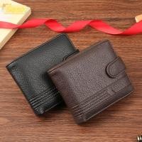 ราคา กระเป๋าใส่เหรียญ SEEO PU Leather Multi card Mens Short Wallet Folding Card Holder Men (51256872565)