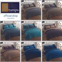 ราคา ผ้าปูที่นอน ทูโทน Stamps bedding ST39 46 ทอ 330 เส้นด้าย ไร้รอยต่อ (12451822303)