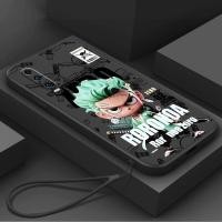 ราคา ปลอกสําหรับ Huawei P30 LITE P30 PRO P30 P40 P50 P20 Pro P20 lite เคสโทรศัพท์การ์ตูนอะนิเมะ ONE PIECE Zoro พร้อมเชือกเส้นเล็กความงามซิลิโคน TPU Soft Shell ดีไซน์ใหม่กันกระแทก CASE (26324282906)