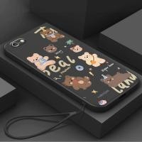 ราคา ปลอกสําหรับiPhone 6 6S 6 Plus 6S Plus iPhone 7 8 Plus 5Sเคสโทรศัพท์พร้อมเชือกเส้นเล็กการ์ตูนน่ารักหมีความงามซิลิโคนTPU Soft Shellออกแบบใหม่กันกระแทกกรณี (43772203523)