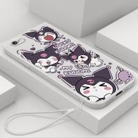 ราคา ปลอก iPhone 6 6s 6 plus 6s plus 7 8 Plus 5s เคสโทรศัพท์การ์ตูนอะนิเมะ kuromi ความงามสําหรับสาวซิลิโคน TPU Soft Shell ดีไซน์ใหม่กันกระแทกพร้อมเชือกเส้นเล็ก (26672042538)