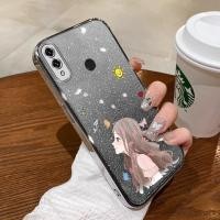 ราคา ปลอก Huawei y7 2019 y9 2019 huawei y7 prime 2019 huawe y9 prime y7 pro 2019 เคสโทรศัพท์สาวสวยซิลิโคน TPU ประกายชุบ Soft Shell Cover เคสกันกระแทก (29924295189)