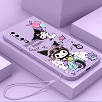 ราคา ปลอกสําหรับ Huawei P30 LITE P30 PRO P30 P40 P50 P20 Pro P20 lite เคสโทรศัพท์การ์ตูนอะนิเมะ kuromi พร้อมเชือกเส้นเล็กความงามสําหรับสาวซิลิโคน TPU นิ่มออกแบบใหม่กันกระแทก CASE (43212480939)