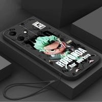 ราคา ปลอกสําหรับ OPPO A3 4G OPPO A3 5G A3X 4G A3 pro 5G เคสโทรศัพท์การ์ตูนอะนิเมะ ONE PIECE Zoro พร้อมเชือกเส้นเล็กความงามซิลิโคน TPU Soft Shell ดีไซน์ใหม่กันกระแทก CASE (42252216784)