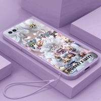 ราคา ปลอกiPhone 6 6S 6 Plus 6S Plus 7 8 Plus 5 5s SE 2020 2022 เคสโทรศัพท์พร้อมเชือกเส้นเล็กความงามซิลิโคนTPU Soft Shellการ์ตูนอะนิเมะ ONE PIECEออกแบบใหม่กันกระแทกกรณี (25827711367)