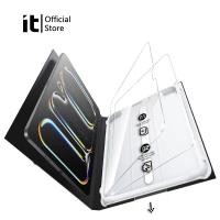 ราคา it 1 2 Pack Glass Screen Protector สําหรับ iPad Pro13 Pro11 Air11 Air13 Air5 Air4 Air2 Air1 พร้อมกล่องติดตั้งง่าย 9H โปร่งใสฟิล์มกระจกนิรภัยกันกระแทกฝุ่นฟรีกล่อง (27218965193)