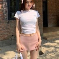 ราคา ราคาพิเศษ กระโปรงสั้น F X กระโปรงแฟชั่นสีชมพูสำหรับสาวฮอตกระโปรงผู้หญิงกระโปรงสั้นรัดสะโพกแมทช์ลุคง่ายสำหรับคนตัวเล็กรุ่นใหม่ฤดูร้อนกระโปรงทรงเอเอวสูงใส่แล้วดูผอม (29909138936)