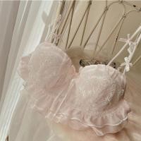 ราคา ขายร้อน F X ชุดชั้นในชุดชั้นใน Lolita ญี่ปุ่นชุดชั้นในลูกไม้ผู้หญิงโบว์ครึ่งถ้วยหวานเซ็กซี่หน้าอกเล็กรวบรวมความปรารถนาบริสุทธิ์ชุดชุดชั้นใน (26505719088)