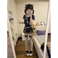 ราคา กางเกงขาสั้นยีนส์อเมริกัน สแลมฟิต เอวต่ำ เพื่อผู้หญิงในฤดูร้อน (55257041727)