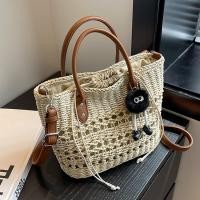 ราคา กระเป๋าทำจากฟาง หวาย แบบสะพาย ผลิตภัณฑ์ทำมือ (45103446328)
