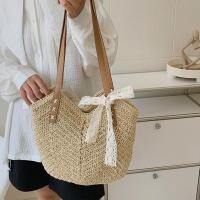 ราคา กระเป๋าสานฟาง หวาย สำหรับผู้หญิง ขนาดใหญ่ สะพายสะดวก (56353486500)