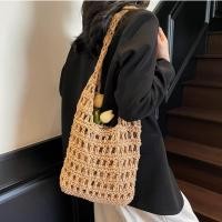 ราคา กระเป๋าสานฟาง สไตล์ใหม่สำหรับฤดูร้อน สามารถสะพายหรือถือได้ (54707088477)