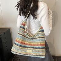 ราคา กระเป๋าฟางทอแบบสายรุ้ง กระเป๋าสะพายข้างสไตล์ใหม่ สะดวกในการใช้งานและเหมาะกับหลายโอกาส (49307152976)