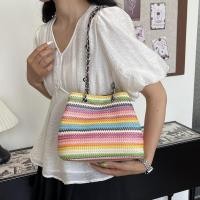 ราคา Straw Bag กระเป๋าสะพายข้าง สายรุ้ง (51655538082)