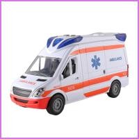 ราคา ของเล่นรถรถพยาบาลพร้อมไฟและเสียงเล่นรถพยาบาลของเล่นเด็ก City Rescue Vehicle รถพยาบาล Play House chwuieth (47256234228)