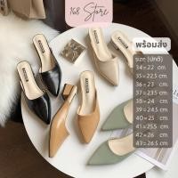 ราคา พร้อมส่ง ส้นสูง 1 5 นิ้ว 35 39 รองเท้าเปิดส้น รองเท้าแตะ มาใหม่ สวยมากๆจ้า 662 (3714960015)