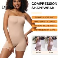 ราคา Dunea เซ ็ กซี ่ ปิดไหล ่ Shapewear Cami playsuit (28301137918)