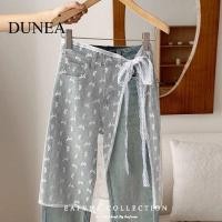 ราคา Dunea กระโปรงผ้ากันเปื้อน ปักลายลูกไม้ ดอกไม้ วันพีช สําหรับผู้หญิง (24574346318)
