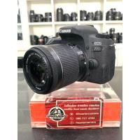 ราคา CANON EOS 77 D 18 55mm อุปกรณ์ แบต แท่นชาร์จ สายคล้อง (44355552521)