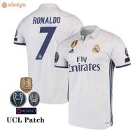ราคา เสื้อกีฬาแขนสั้น ลายทีม Real Madrid CF Cristiano Ronaldo 16 17 ชุดเหย้า (24050258213)
