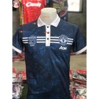 ราคา เสื้อฟุตบอลทีมแมนยู เสื้อโปโลแมนยูใหม่ เสื้อโปโล พิมพ์ลายสวยๆ ระบายอากาศดี ไม่ดูดเหงือ แห้งไว (25711876448)