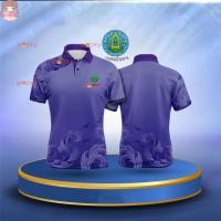 ราคา เสื้อโปโลสีม่วง ตรากรมชลประทาน สีสดใสการพิมพ์ที่สวยงาม ป้ายเสริม (25069552729)