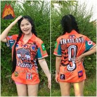 ราคา เสื้อพิมพ์ลายคอปก ผ้าดีใส่สบายใส่ได้ทั้งชายและหญิง (23234110214)