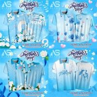 ราคา เสื้อสีฟ้า วันแม่ 12 สิงหาคมเสื้อวันแม่สวยสีฟ้าอ่อนพิมพ์เสื้อยืดฤดูร้อนแขนสั้นเสื้อยืดลําลองท็อปส (44158559962)