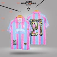 ราคา ZUZA LOS ANGELES Unisex เสื้อกีฬาคอปก เสื้อโปโลคอปก แขนสั้น ผ้าไมโครฯเรียบ พิมพ์งานซับลิเมชั่น สามารถกำหนดชื่อส่วนตัวได้ฟรี (43452179020)