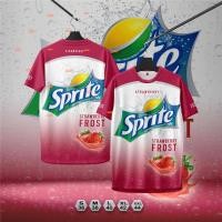 ราคา เสื้อยืดแขนสั้นลาย Sprite คอกลมพิมพ์เต็มรูปแบบทำจากผ้าไมโครสปอร์ตพิเศษ (42277839126)