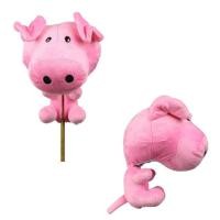ราคา ฝาครอบหมวกกอล์ฟ ลายหัวหมูการ์ตูน สีชมพู ขนาด460ซีซี (44805295994)