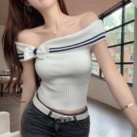 ราคา เสื้อผูกโบว์คอแบนสไตล์น่ารักหวานสไตล์เกาหลี (29457813025)