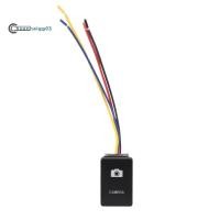 ราคา 33x22 มม 12V Blue LED Illuminated Switch เปิด ปิดสําหรับ Toyota Landcruiser Yaris RAV4 สีดํา (27713950650)