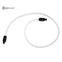 ราคา 50 ซม SATA 3 0 III SATA3 7pin สาย 6 กิกะไบต์ วินาที SSD สาย HDD Hard Disk Data สายไฟไนลอน Sleeved รุ่นพรีเมี่ยม สีขาว (27863960789)