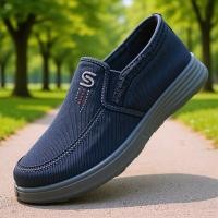 ราคา เก่า Beibei ผ้ารองเท้าผู้ชายแฟชั่นรองเท้าพ่อ All Match Soft Soled สบายรองเท้าผ้าใบผ้าฝ้าย Slip On รองเท้าขี้เกียจ ID (25847986651)
